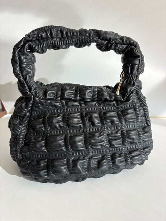 Jason Wu Handbags - Jason Wu Black Faux Leather Small Hobo Bag Bubble Design